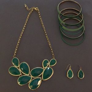 Necklace/bracelet/earring set